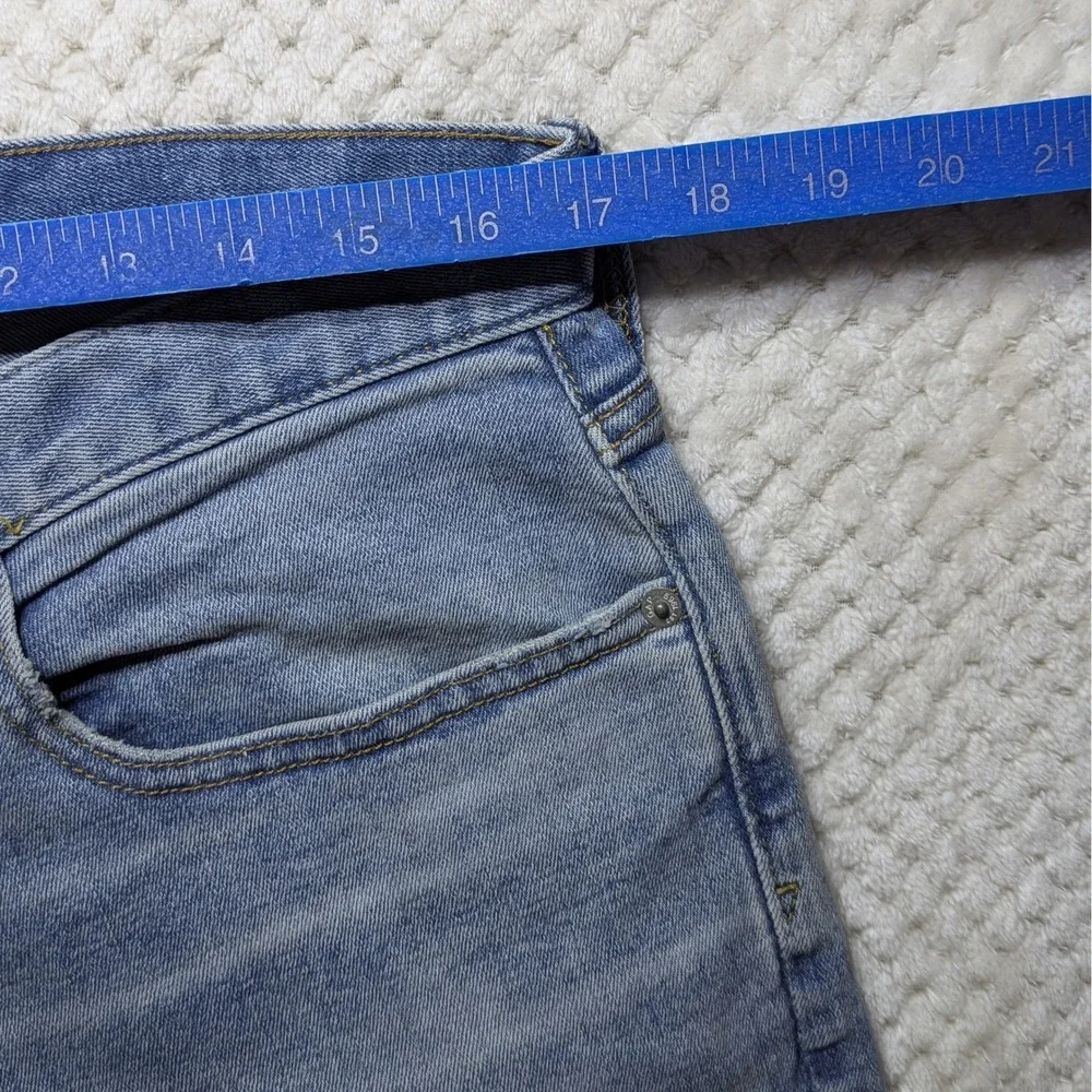 Gap Slim Fit Jeans 33x32 Light Indigo Stretch Denim Men 2018‎
